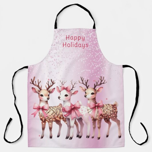 Christmas Deer Holiday Schort (Voorkant)