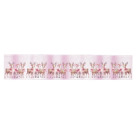 Christmas Deer Holiday Table Runner Medium Tafelloper (Horizontaal)