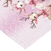 Christmas Deer Holiday Table Runner Medium Tafelloper (Hoek)