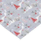 Christmas deer in the forest. korte tafelloper (Hoek)