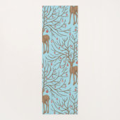 Christmas deer on blue yogamat (Achterkant)
