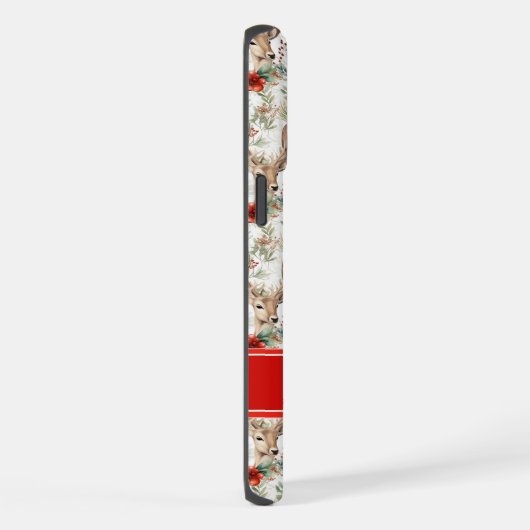 Christmas Deer Phone Case | Personalized Name iPhone Hoesje (Rechterkant)