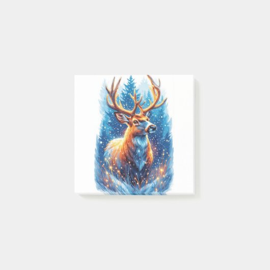 Christmas Deer Post-it® Notes (Voorkant)