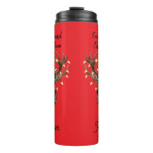 Christmas deer Thermal Tumbler Thermosbeker (Voorkant)