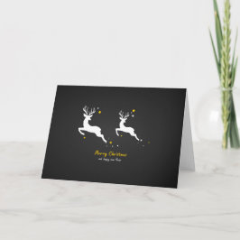Christmas Deers Feestdagen Kaart