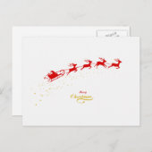 Christmas Deers Feestdagenkaart (Voorkant / Achterkant)