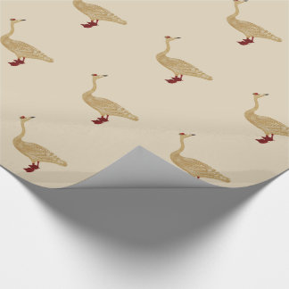CHRISTMAS DELIVERY GOOSE CADEAUPAPIER