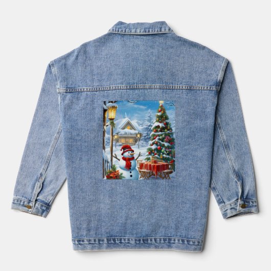 Christmas Denim Jacket (Achterkant)