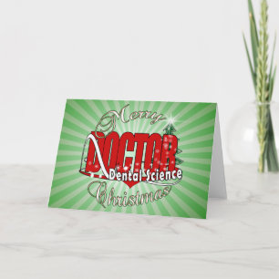 CHRISTMAS Dental Science Feestdagen Kaart