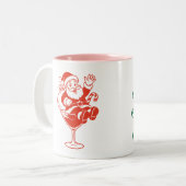 christmas design- coffee mug  tweekleurige koffiemok (Voorkant links)