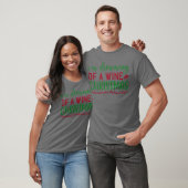 Christmas Design I m dreaming of a wine christmas  T-shirt (Unisex)