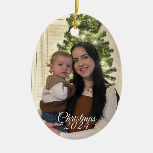 Christmas Design Keramisch Ornament (Voorkant)