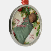 Christmas Design Metalen Ornament (Rechts)