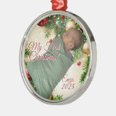 Christmas Design Metalen Ornament (Links)