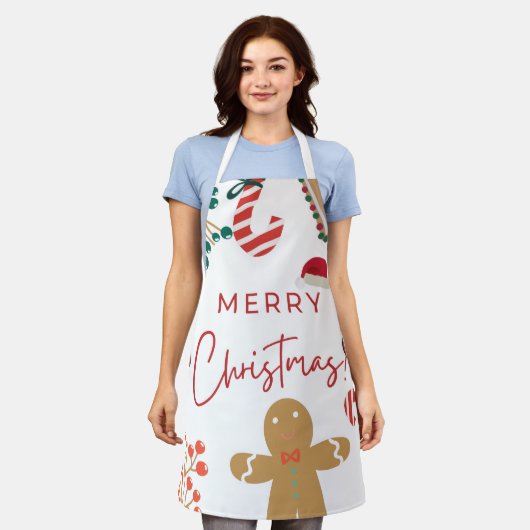 Christmas Design Schort (Gedragen)