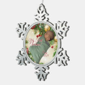 Christmas Design Tin Sneeuwvlok Ornament (Rechts)