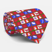 CHRISTMAS DESIGNER STROPDAS VOOR MANNEN - BESTE GI (Opgerold)