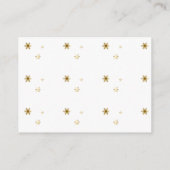 Christmas Diaper Raffle Baby Shower Informatiekaartje (Achterkant)