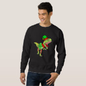 Christmas Dinosaur Elf Boys Kids Teens Xmas  Men Trui (Voorkant volledig)