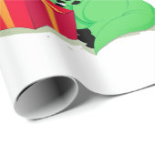 CHRISTMAS DINOSAUR MET Sinterlagpapier Cadeaupapier (Rol Hoek)