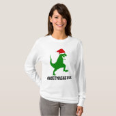 CHRISTMAS DINOSAUR T-Shirts (Voorkant volledig)