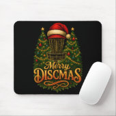 Christmas Disc Golf Merry Discmas Muismat (Met muis)