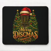 Christmas Disc Golf Merry Discmas Muismat (Voorkant)