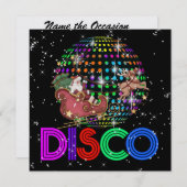 Christmas DISCO Party - SRF Kaart (Voorkant / Achterkant)