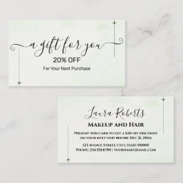 Christmas Discount Card – Festive Holiday Savings Kortingskaartje