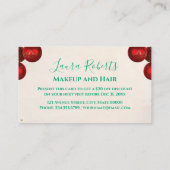 Christmas Discount Card – Festive Holiday Savings Kortingskaartje (Achterkant)