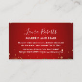 Christmas Discount Card – Festive Holiday Savings Kortingskaartje (Achterkant)