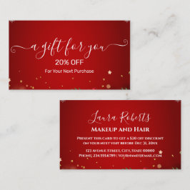 Christmas Discount Card – Festive Holiday Savings Kortingskaartje