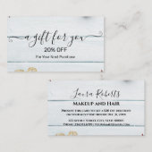 Christmas Discount Card – Festive Holiday Savings Kortingskaartje (Voorkant / Achterkant)