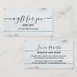 Christmas Discount Card – Festive Holiday Savings Kortingskaartje