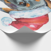 CHRISTMAS DOBERMAN DOG CADEAUPAPIER (Hoek)