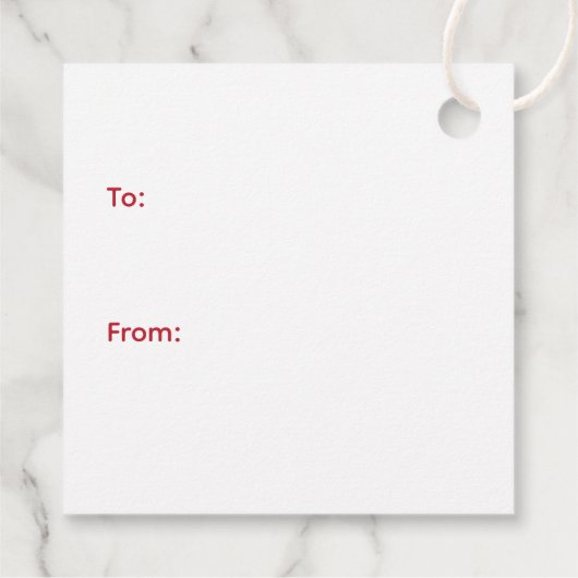 Christmas Dobermann Honden Bedankjes Labels (Achterkant)