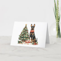Christmas Dobermann Honden