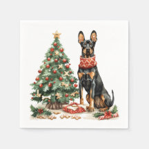 Christmas Dobermann Honden