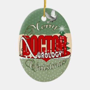 CHRISTMAS DOCTOR UROLOGY UROLOGIST KERAMISCH ORNAMENT