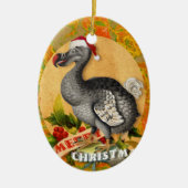 Christmas Dodo Bird Keramisch Ornament (Voorkant)