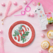 Christmas Dog Bone Paper Bord (Feest)