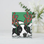 Christmas Dog Briefkaart (Staand voorkant)