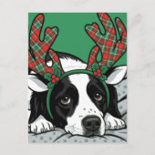 Christmas Dog Briefkaart (Voorkant)