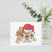 Christmas Dog Briefkaart (Staand voorkant)