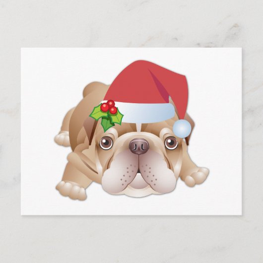 Christmas Dog Briefkaart (Voorkant)