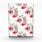 Christmas Dog & Cat Fotoblokken (Voorkant)