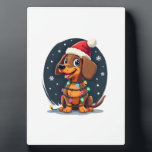 Christmas Dog Dachshund Santa Xmas Wiener 2 Fotoplaat<br><div class="desc">Christmas Dog Dachshund Santa Xmas Wiener 2</div>