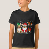 Christmas Dog French Bulldog Xmas Dog Lover Men Wo T-shirt (Voorkant)