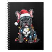 Christmas Dog French Bulldog Xmas Frenchie 3 Notitieboek (Voorkant)