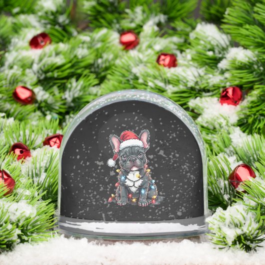 Christmas Dog French Bulldog Xmas Frenchie 3 Sneeuwbol (Kerstmis)